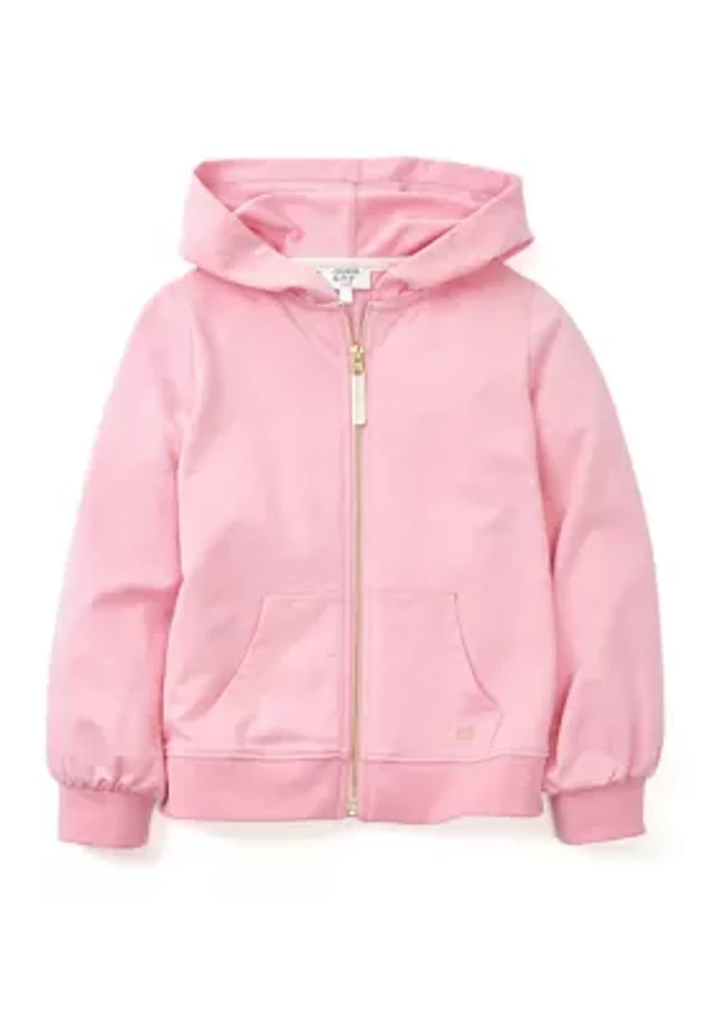 Girls 4-6x French Terry Zip Hoodie