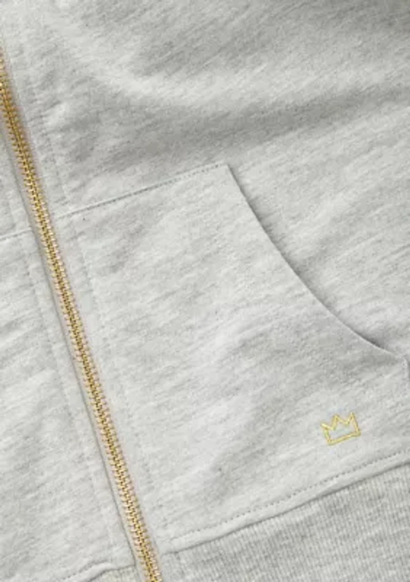 Girls 4-6x French Terry Zip Hoodie