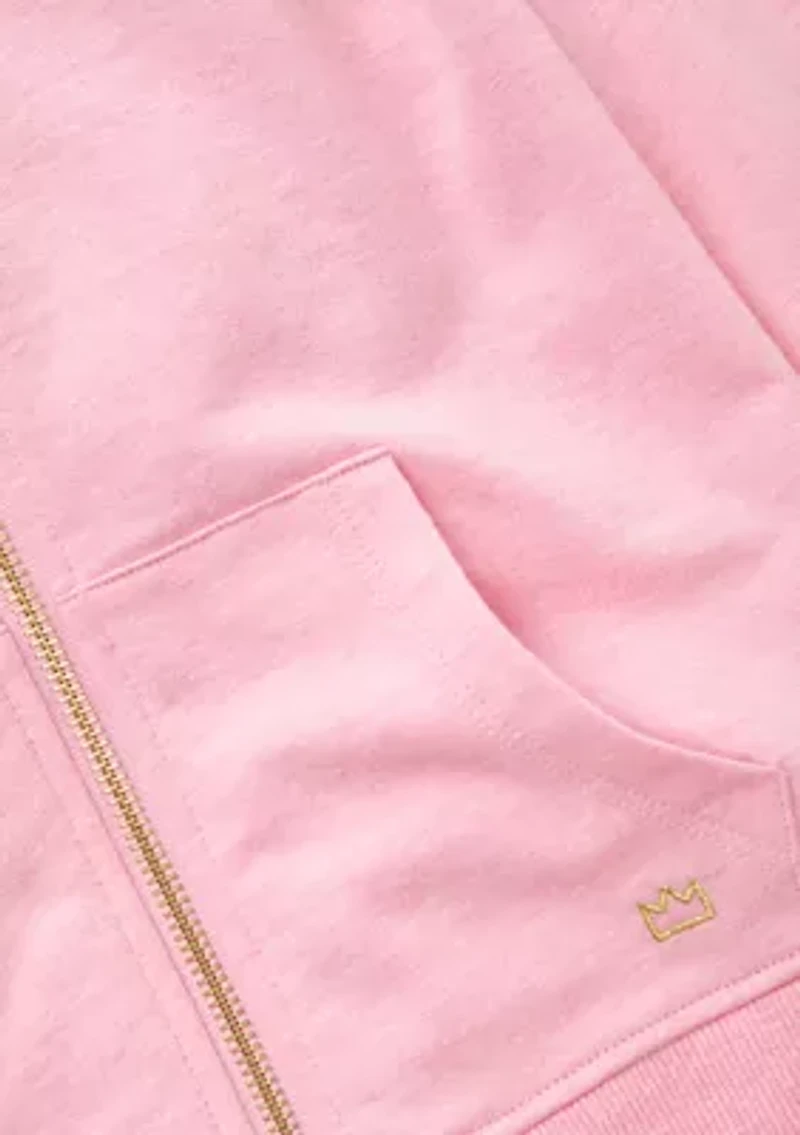 Girls 4-6x French Terry Zip Hoodie