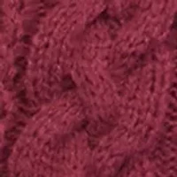 Girls 7-16 Pearl Studded Cable Knit Sweater