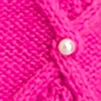 Girls 7-16 Pearl Embellished Cable Knit Sweater