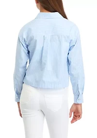Girls 7-16 Long Sleeve Oxford Shirt