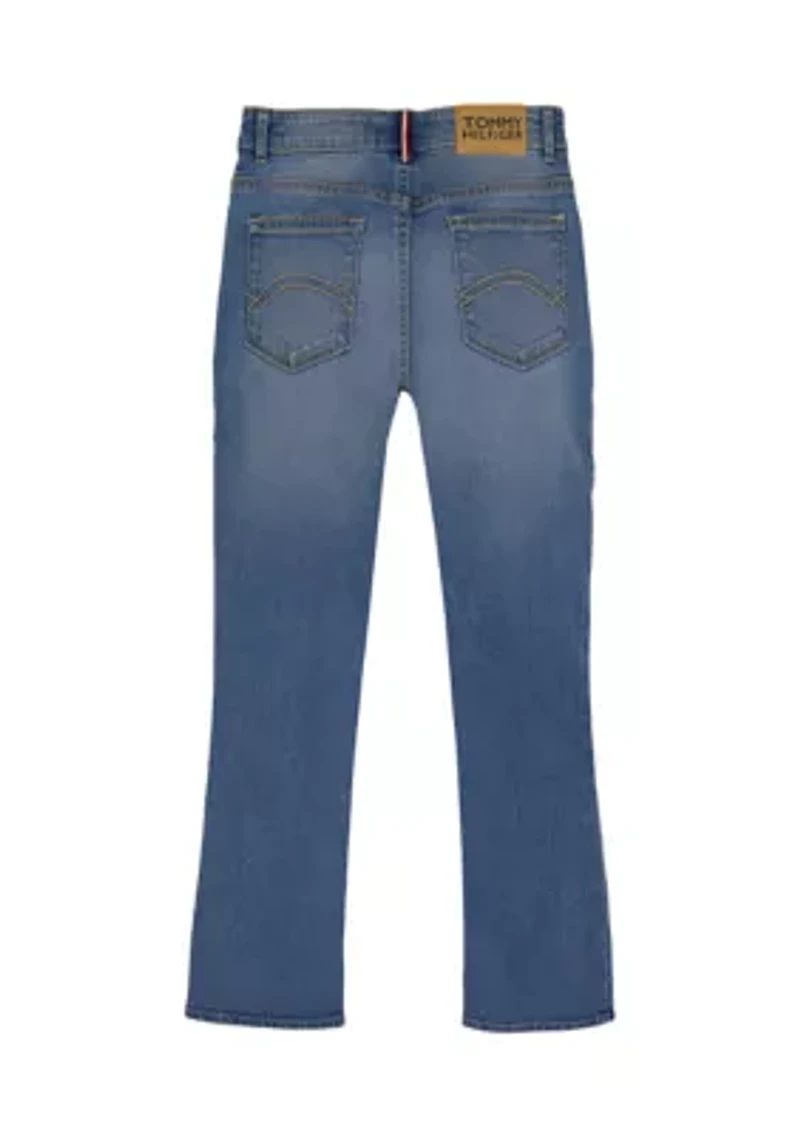 Girls 7-16 Mid Rise Flare Jeans
