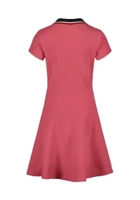 Girls 7-16 Johnny Collar Dress
