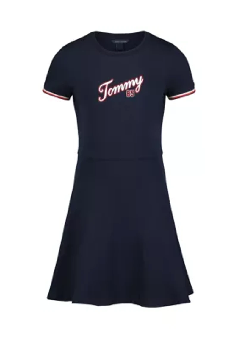 Girls 7-16 Paneled Jersey Play Dress