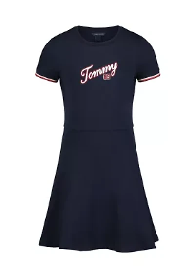Girls 7-16 Paneled Jersey Play Dress