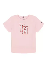 Girls 7-16 TH Appliqué Boxy Short Sleeve T-Shirt