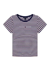 Girls 7-16 Stripe Baby T-Shirt