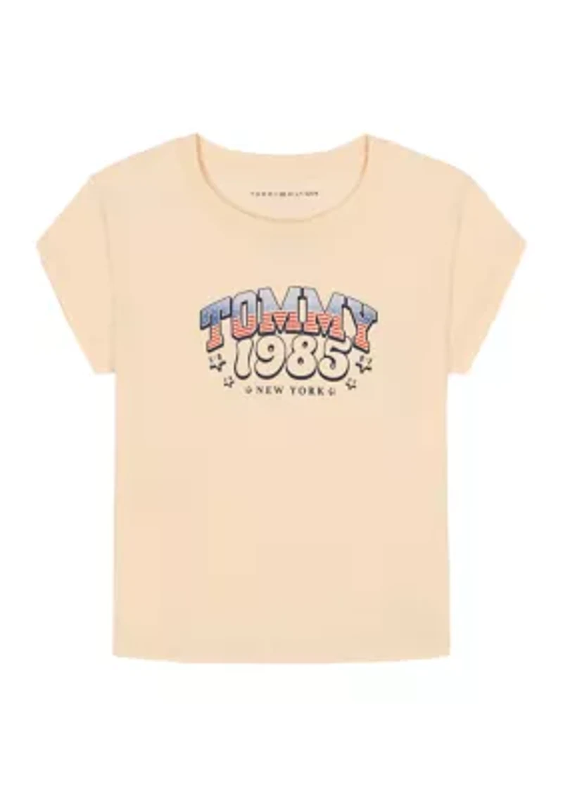 Girls 7-16 Short Sleeve 1985 Graphic T-Shirt