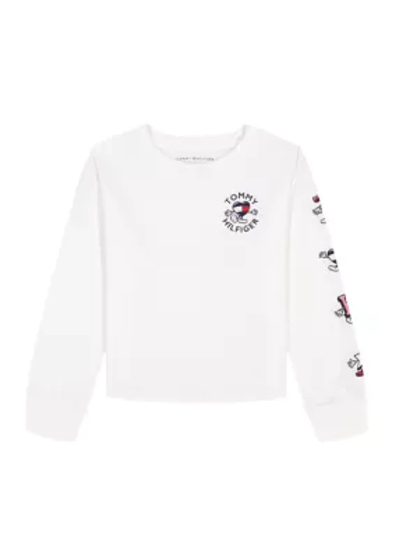 Girls 7-16 Mascot Long Sleeve T-Shirt