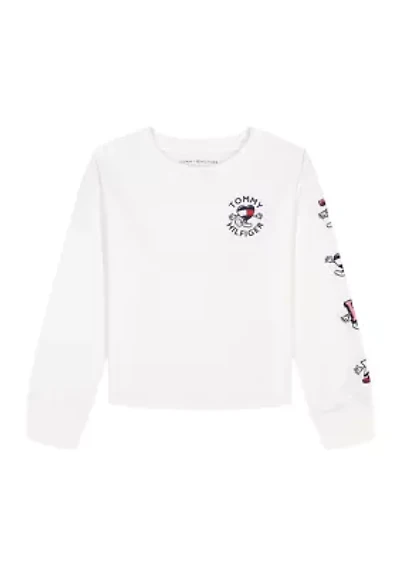 Girls 7-16 Mascot Long Sleeve T-Shirt