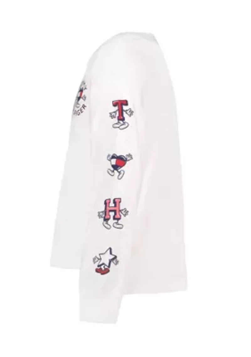 Girls 7-16 Mascot Long Sleeve T-Shirt