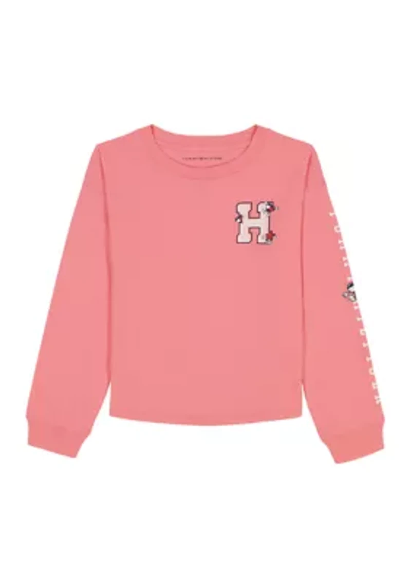 Girls 7-16 Mascot Long Sleeve T-Shirt