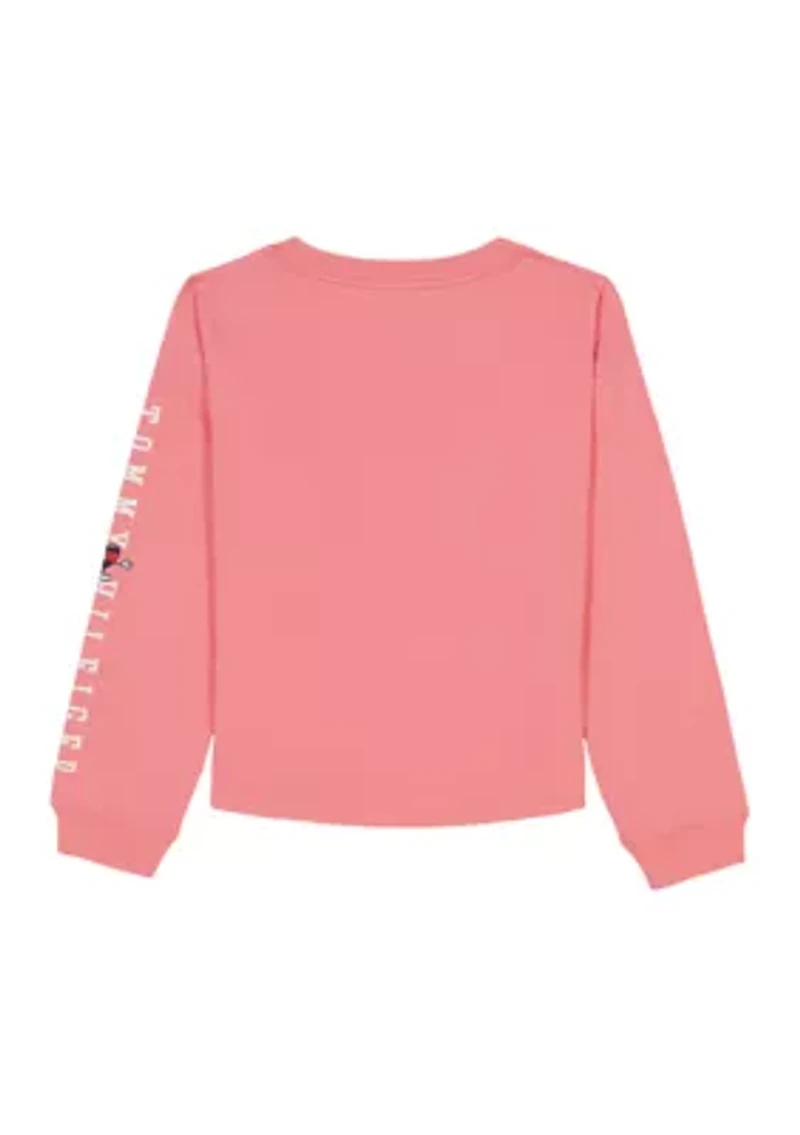 Girls 7-16 Mascot Long Sleeve T-Shirt