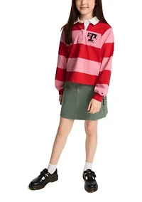 Girls 7-16 Rugby Sweatshirt