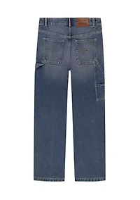 Girls 7-16 Wide Leg Carpenter Jeans
