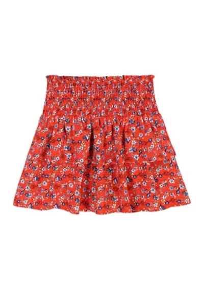 Girls 7-16 Ditsy Printed Skort