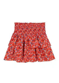 Girls 7-16 Ditsy Printed Skort
