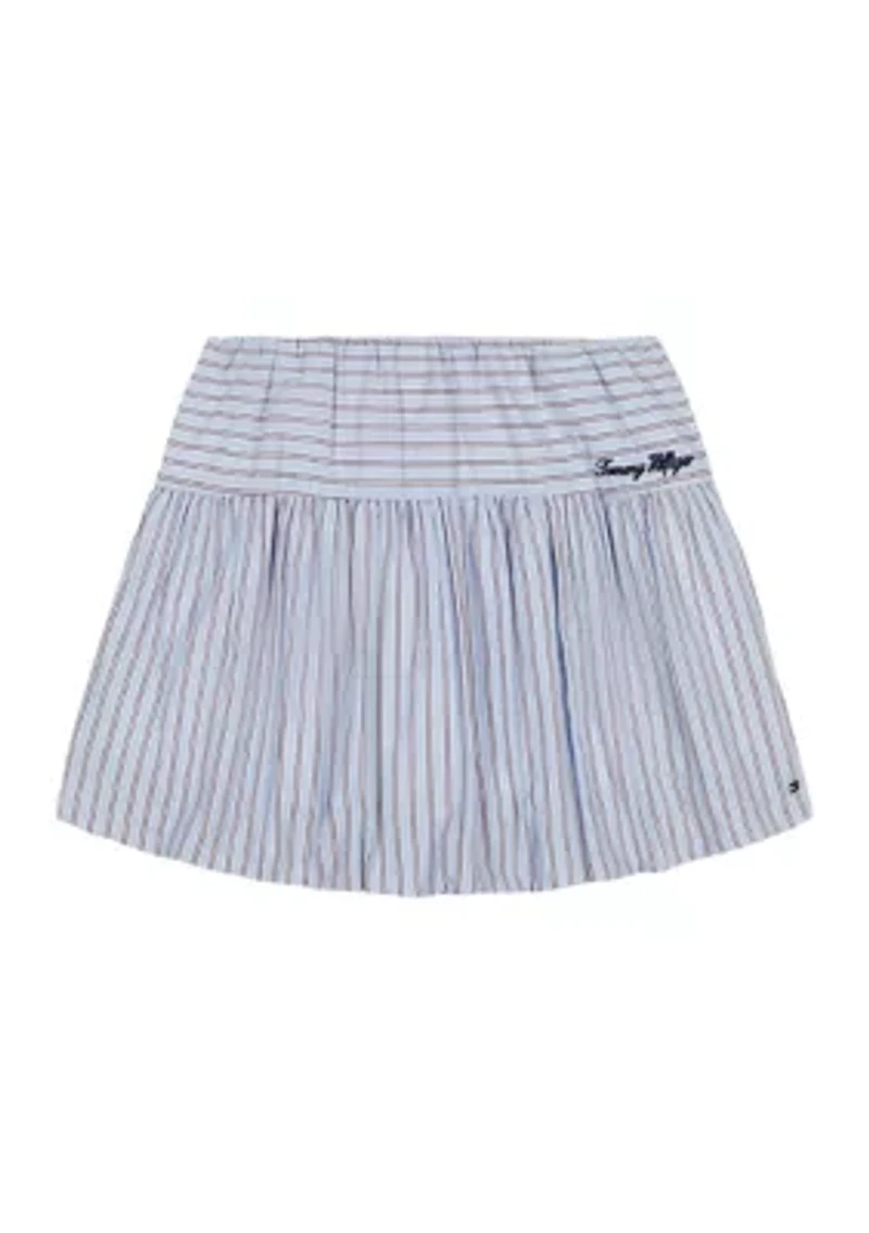 Girls 7-16 Stripe Bubble Skirt