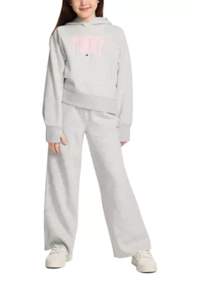 Girls 7-16 Straight Wide Leg Pants