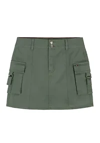 Girls 7-16 Cargo Skirt