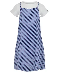 Girls 7-16 Varsity Stripe Slip Dress