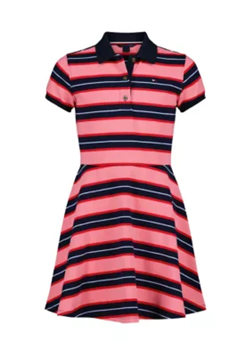 Girls 7-16 Varsity Stripe Dress