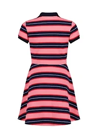 Girls 7-16 Varsity Stripe Dress