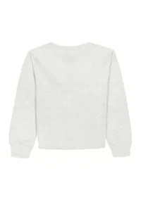 Girls 7-16 Long Sleeve Glitter Tee