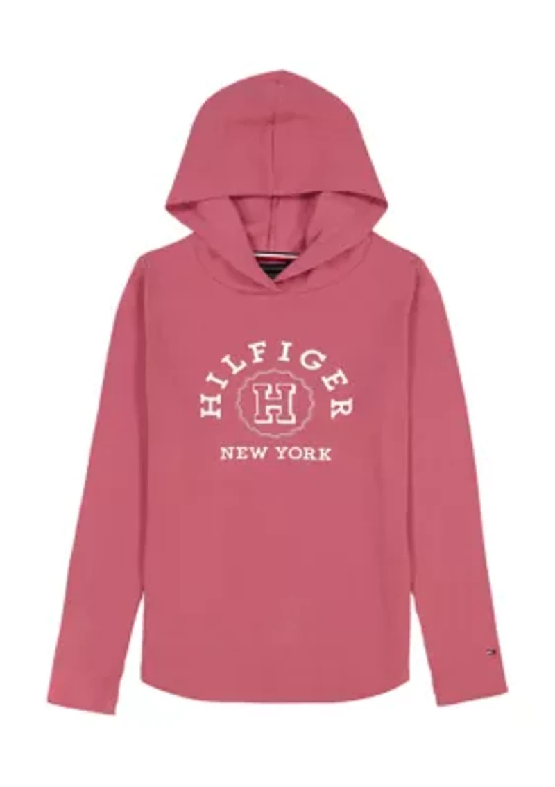 Girls 7-16 Ribbed Hoodie