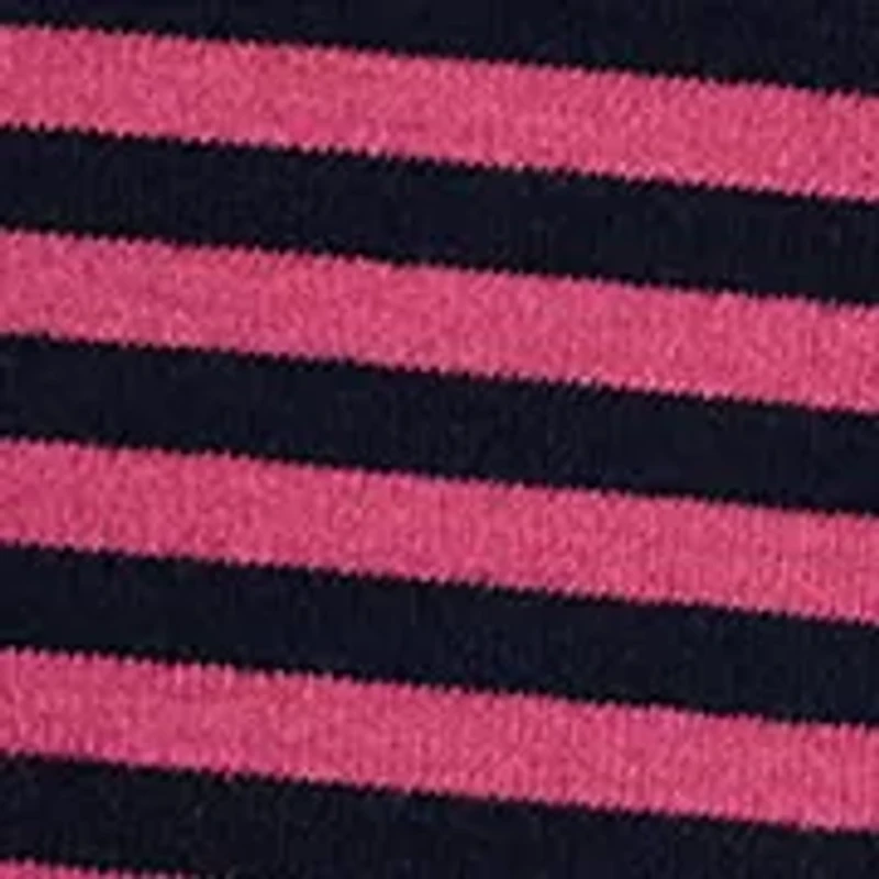 Girls 7-16 Striped Ribbed Long Sleeve T-Shirt