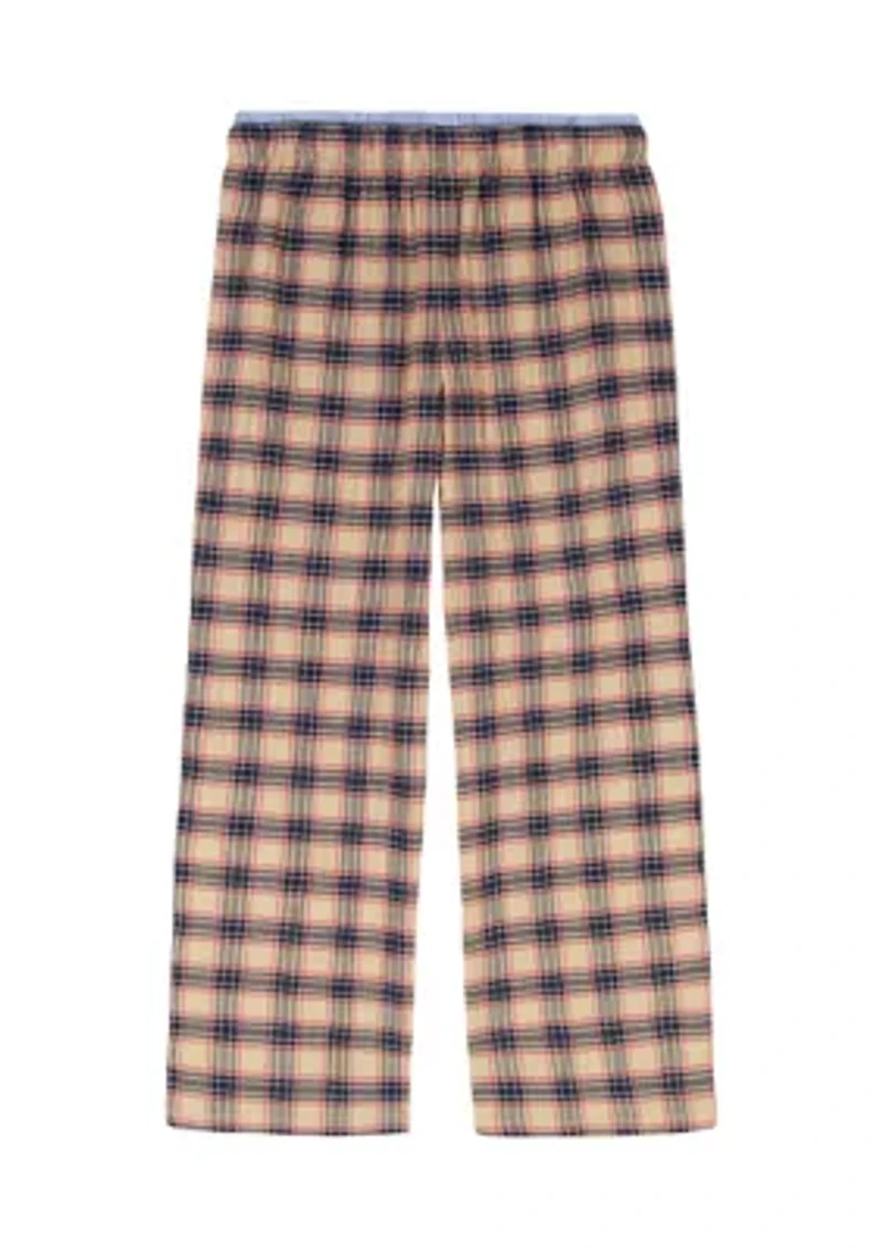 Girls 7-16 Plaid Lounge Pants
