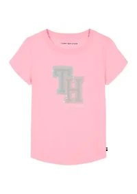 Girls 7-16 Interlocking Flip Sequin Graphic T-Shirt