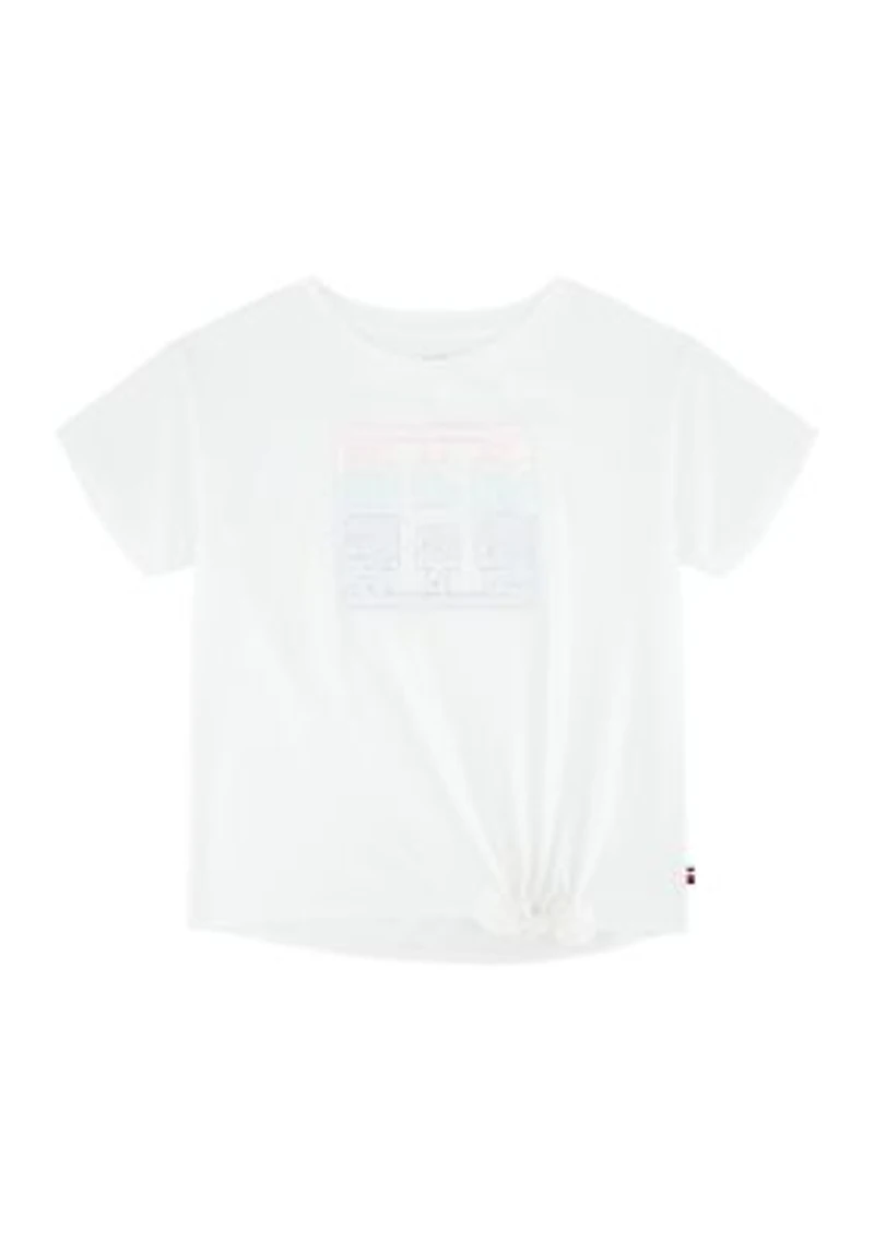 Girls 7-16 Sequin Side Graphic T-Shirt
