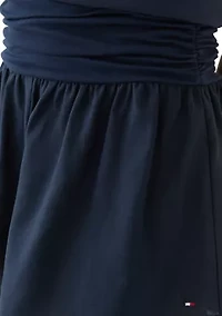 Girls 7-16 Shirred Waist Shorts