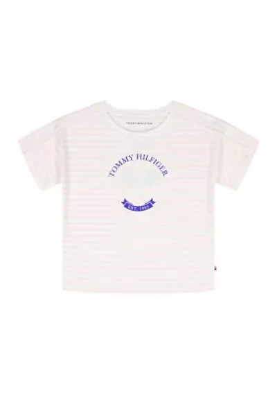 Girls 7-16 Striped Shirt