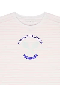 Girls 7-16 Striped Shirt