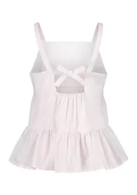 Girls 7-16 Seersucker Strappy Top