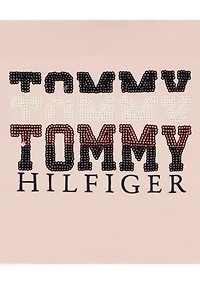 Girls 7-16 Global Stripe Sequin Graphic T-Shirt