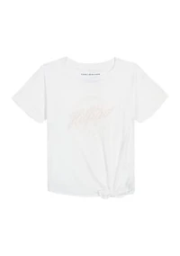 Girls 7-16 Logo  Script Graphic T-Shirt