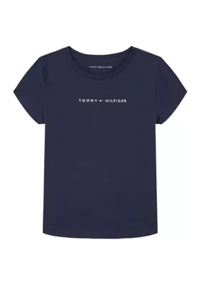 Girls 7-16 Classic Embroidered Logo T-Shirt