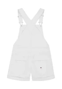 Girls 7-16 White Shortall