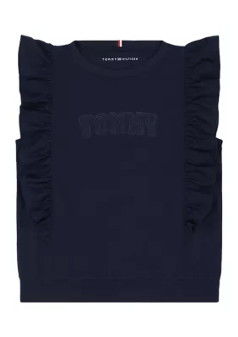 Girls 7-16 Ruffle Graphic T-Shirt