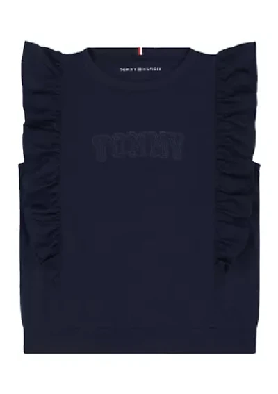 Girls 7-16 Ruffle Graphic T-Shirt