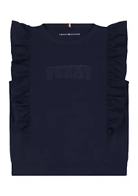 Girls 7-16 Ruffle Graphic T-Shirt