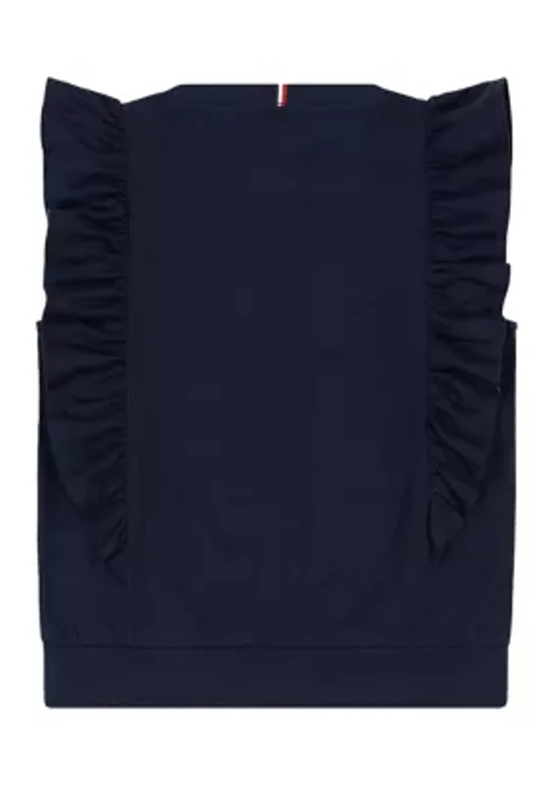 Girls 7-16 Ruffle Graphic T-Shirt