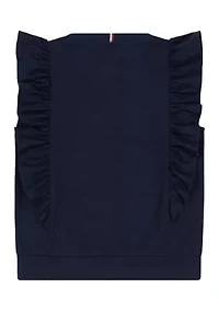 Girls 7-16 Ruffle Graphic T-Shirt