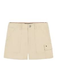 Girl 7-16 Khaki Cargo Shorts
