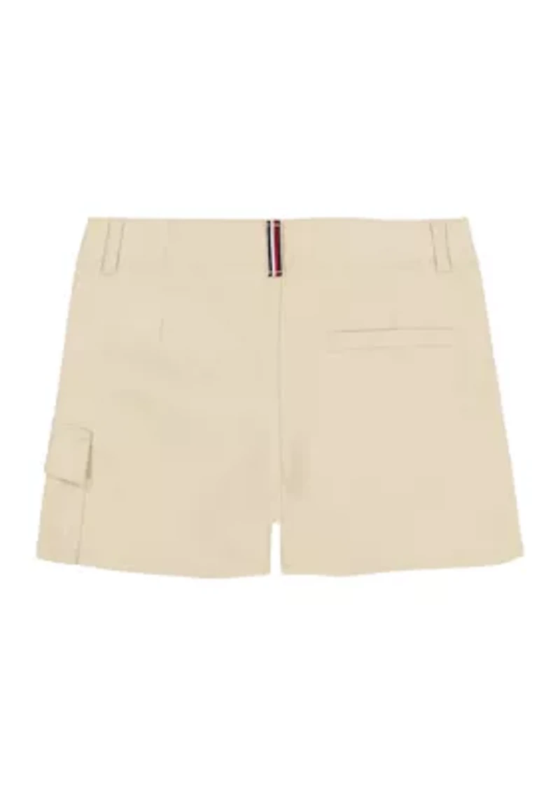 Girl 7-16 Khaki Cargo Shorts