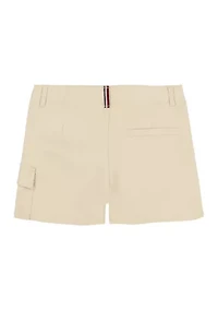 Girl 7-16 Khaki Cargo Shorts